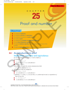 Proof and number - Cambridge University Press