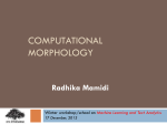 computational morphology