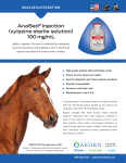 AnaSed® Injection (xylazine sterile solution) 100 mg/mL
