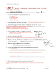 unit 8 - blood / lymphatic / cardiovascular