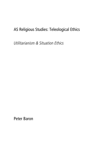 Teleological Ethics
