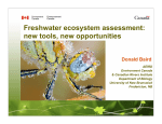 Freshwater ecosystem assessment - Centre for Marine Biodiversity