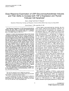 Dose-Response Examination of UDP