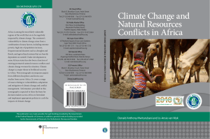 Climate Change and Natural Resources Conflicts in Africa