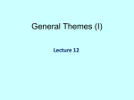 General Themes