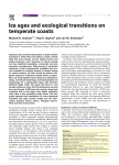 Ice ages and ecological transitions on temperate coasts