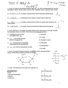 Practice Exam 3 Key