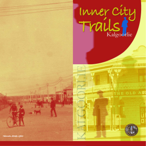 Inner City Trails brochure - Best Western Hospitality Inn Kalgoorlie