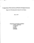 Comparison of Terrestrial and Marine Ecological Systems