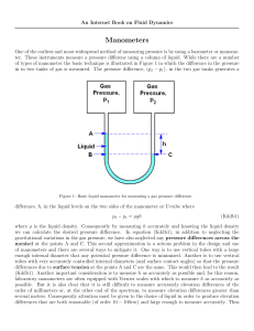 Manometers