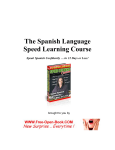 The Spanish Language Speed Learning Course - Figure B