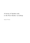 A Survey of Spoken Irish in the Aran Islands, Co. Galway | Dr