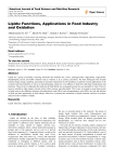 Lipids: Functions, Applications in Food Industry and Oxidation