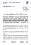 Press Release  - Max-Planck