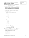 Section 7.2 Two-Variable Linear Systems