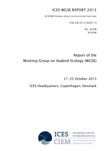 Report of the Working Group on Seabird Ecology (WGSE)
