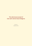 The electronic Journal of East and Central Asian Religions