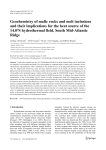 Geochemistry of mafic rocks and melt inclusions and their