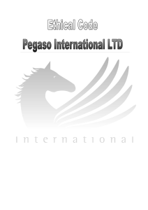ethical code - Pegaso International