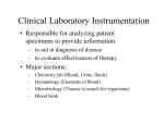 Clinical Laboratory Instrumentation