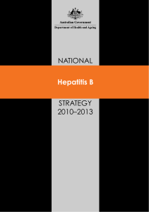 the First National Hepatitis B Strategy