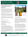 Case Study #4 Desert Foothills Land Trust