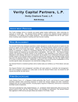 Verity Capital Partners, LP