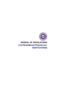 for non-bank financial institutions titutions