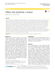 Yellow nail syndrome: a review - Orphanet Journal of Rare Diseases