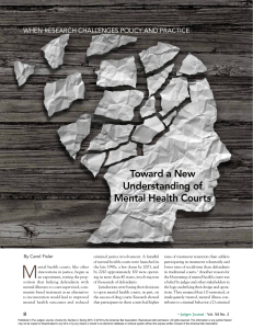 Toward a New Understanding of Mental Health Courts