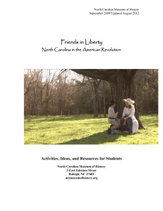 North Carolina in the American Revolution