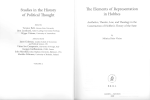 Studies in the History of Political Thought The Elements of