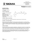 Monensin sodium salt (M5273) - Product Information - Sigma