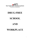 drug-free school and workplace - New Professions Technical Institute