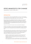 IPPR`S MANIFESTO FOR CHANGE
