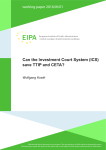Can the Investment Court System (ICS) save TTIP and CETA?