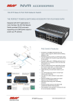 104-575 Ness 8 Port PoE Network Switch PoE