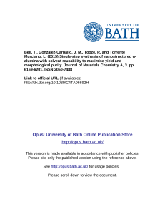 - University of Bath Opus