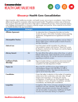 Consolidation - Healthcare Value Hub