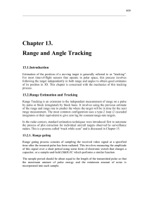 13 Range and Angle Tracking - Australian Centre for Field