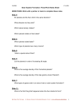 NAME: CLASS: 1 Solar System Formation: PowerPoint Notes Sheet