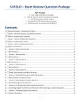 SCH3U0FinalExamReview - Savita Pall and Chemistry