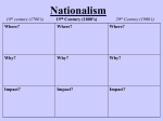 Nationalism in the 1800`s