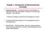 Chapter 1. Introduction of Electrochemical Concepts