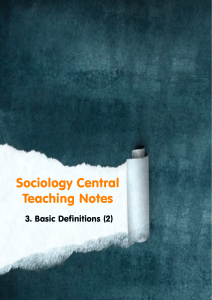 Socialisation and Social Control