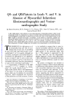 QS- and QR-Pattern in Leads V3 and V4 in