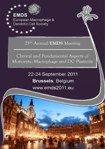 Here - European Macrophage and Dendritic Cell Society