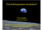 The Anthropocene revolution?