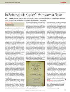 In Retrospect: Kepler`s Astronomia Nova