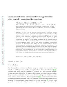 Quantum coherent biomolecular energy transfer with spatially